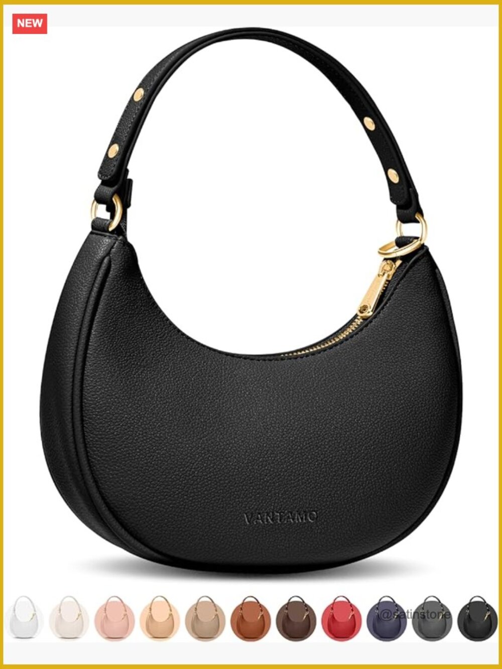 Faux Leather RFID Protection Clutch with Adjustable Strap